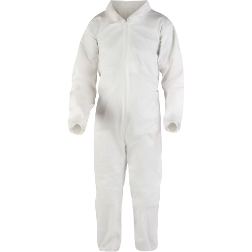 SGW450 Premium Coveralls, Small, White, Microporous