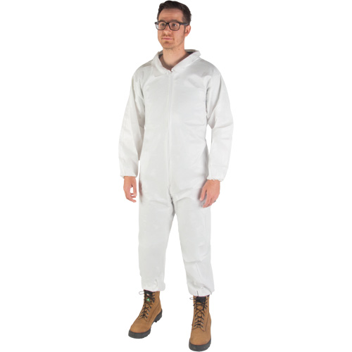 SGW450 Premium Coveralls, Small, White, Microporous