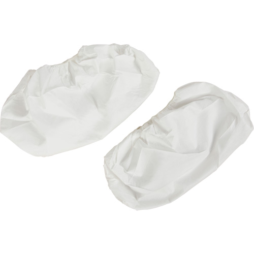 SGX673 Shoe Covers, One Size, Microporous, White