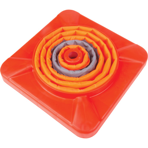 SHA659 Collapsible Traffic Cone, 18" H, Orange