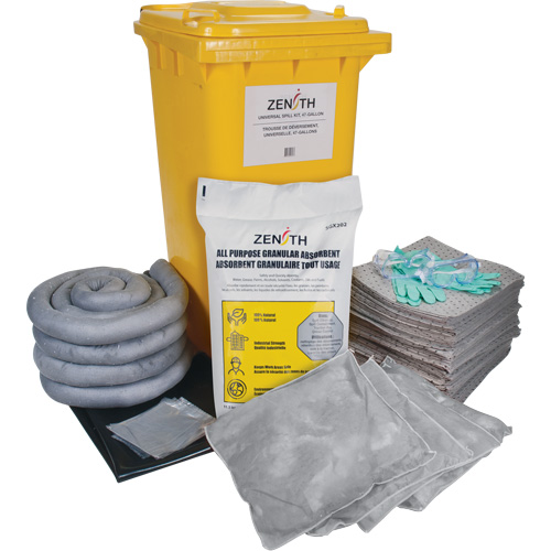 SHP042 Spill Kit, Universal, Bin, 63 US gal. Absorbancy