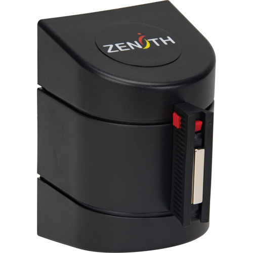 SHH170 Barri&egrave;re murale magn&eacute;tique avec bande magn&eacute;tique, Plastique, Fixation magn&eacute;tique, 15', Ruban Noir et jaune