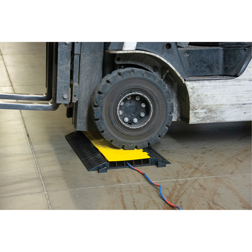 SHJ533 Polyurethane Cable Protector, 5 Channels, 35.43" L x 19.69" W x 2" H