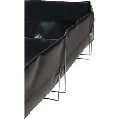 SHK099 Berme &agrave; support en fil m&eacute;tallique, Capacit&eacute; 268 gal. US, 6' la x 8' lo x 12" h, Support en L