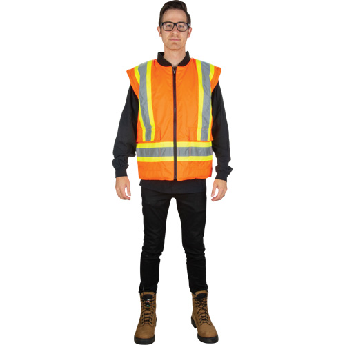 SHK744 Waterproof 7-in-1 Winter Parka, High Visibility Orange, Large