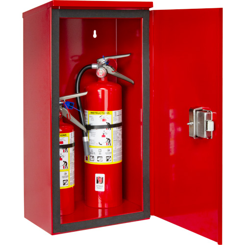SHL051 Heavy-Duty Outdoor Fire Extinguisher Cabinet, 14" W x 28" H x 10" D