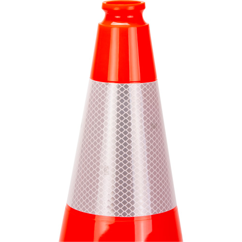 SHL472 Premium Traffic Cone, 18", Orange, 6" Reflective Collar(s)