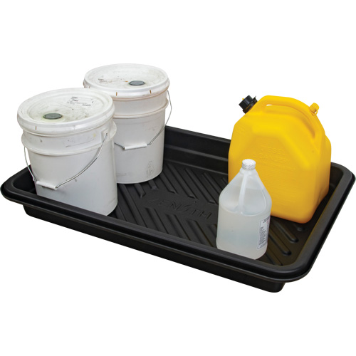 SHM677 Spill Tray, 24" L x 36" W x 4.5" H, 18 US gal. Spill Capacity