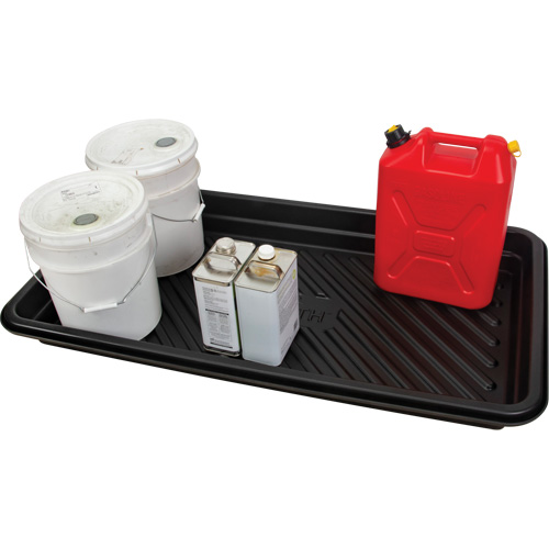 SHM678 Spill Tray, 24" L x 48" W x 4.5" H, 24 US gal. Spill Capacity