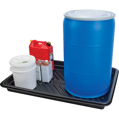 SHM679 Spill Tray, 30" L x 48" W x 4.5" H, 30 US gal. Spill Capacity