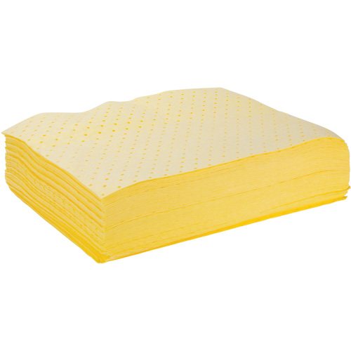 SHN400 Bonded Sorbent Pads, Hazmat, 15" x 19", 8 gal. Absorbancy