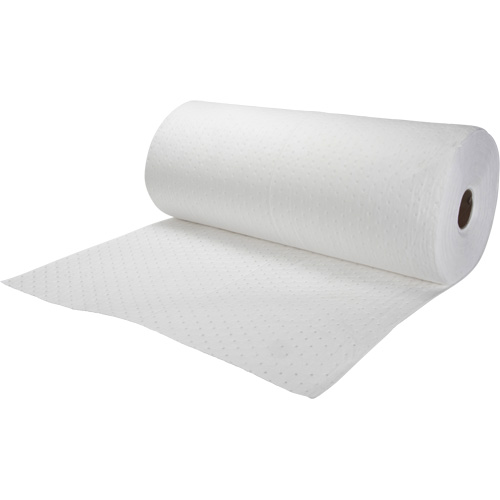 SHN406 Rouleaux absorbants li&eacute;es, Lourd, 150' lo x 30" la, Absorption 24 gal.