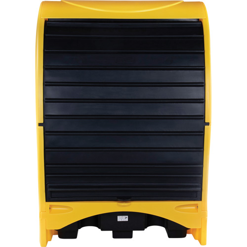 SHO252 Palette contre les d&eacute;versements &agrave; couvercle dur pour 2 barils, 43,11" lo x 61,61" la x 83,07" h, Capacit&eacute; de charge 1433 lb