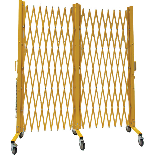 SHO321 Expandable Barrier, 84" H x 20' L, Yellow