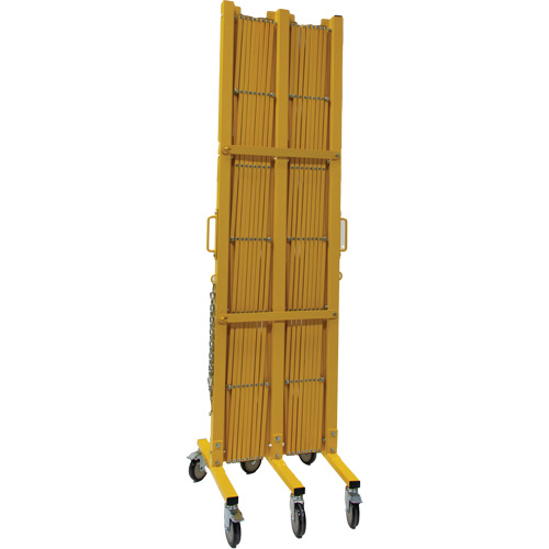 SHO321 Expandable Barrier, 84" H x 20' L, Yellow