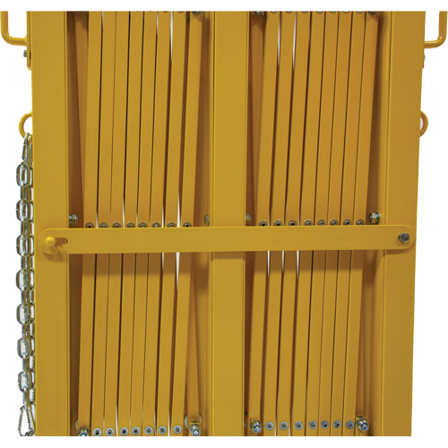 SHO321 Expandable Barrier, 84" H x 20' L, Yellow