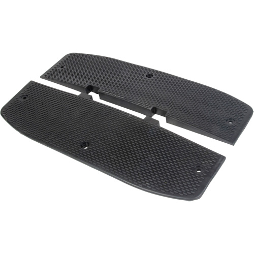 SHP477 Speed Hump End Caps, Rubber, 2' L x 16" W x 1-1/4" H