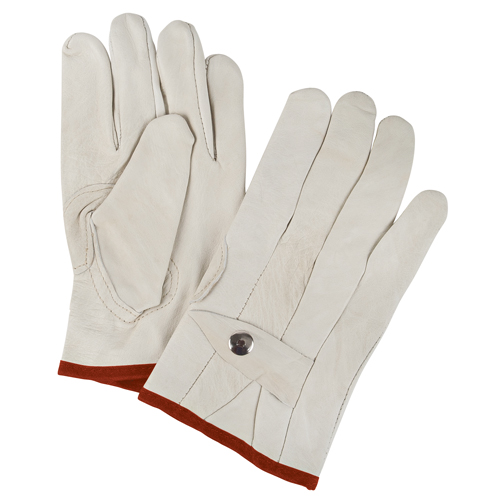 SM588 Standard-Duty Ropers Gloves, Small, Grain Cowhide Palm