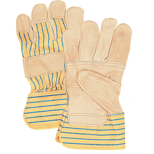 SAP234 Premium Patch-Palm Fitters Gloves, X-Large, Grain Cowhide Palm, Cotton Inner Lining