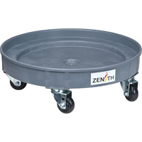 Leak Containment Drum Dolly, 24.25" dia. X 7.625" H, 1.5 US Gal. Spill Cap. DC466 | Zenith Safety Products