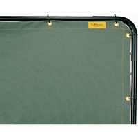 Écran et cadre pour soudage, Vert olive, 6' x 6' NT894 | Zenith Safety Products
