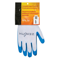 Natural Rubber Seamless Knit Coated Gloves, 8, Rubber Latex Coating, 10 Gauge, Polyester/Cotton Shell SAL255R | Zenith Safety Products