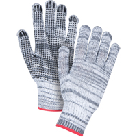 Dotted String Knit Gloves, Poly/Cotton, Single Sided, 7 Gauge, Large SAM663R | Zenith Safety Products