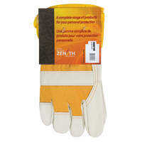 SAN270R Gants en cuir de mobilier, Grand, Paume en Cuir fleur de vache, Doublure en Coton