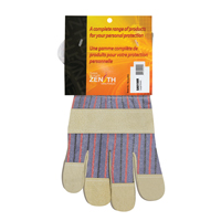 SAO156R Gants d'ajusteur &agrave; confort sup&eacute;rieur, Grand, Paume en Cuir de porc refendu, Doublure en Coton