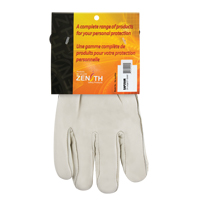 SAP250R Gants de conducteur doubl&eacute;s pour l'hiver d'usage standard, 2T-Grand, Paume en Cuir fleur de vache, Molleton