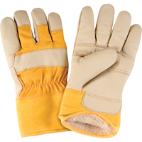 Standard-Duty Winter-Lined Fitters Gloves, Large, Grain Furniture Palm, Boa Inner Lining SAP290R | Zenith Safety Products