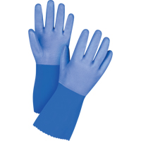 Ultra Flexible Gloves, Size 9, 12" L, PVC, Interlock Inner Lining, 45-mil SAP878R | Zenith Safety Products