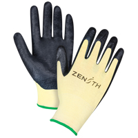 Superior Grip Cut-Resistant Gloves, Size 7, 13 Gauge, Foam Nitrile Coated, Aramid Shell, ANSI/ISEA 105 Level 3/EN 388 Level 5 SEC137R | Zenith Safety Products