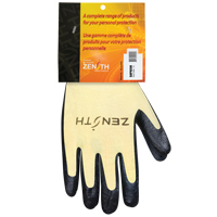 Superior Grip Cut-Resistant Gloves, Size 10, 13 Gauge, Foam Nitrile Coated, Kevlar<sup>®</sup> Shell, EN 388 Level 5 SAP925R | Zenith Safety Products