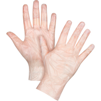 SEK352 Economy Disposable Gloves, Small, Polyethylene, 1-mil, Powder-Free, Clear