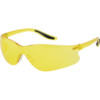 SAS363R Z500 Series Safety Glasses, Amber Lens, Anti-Scratch, Meets/Exceeds CSA Z94.3