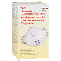 Particulate Respirators, N95, NIOSH Certified, Medium/Large SAS498 | Zenith Safety Products