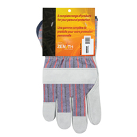 Premium Dry-Palm Fitters Gloves, Ladies, Split Cowhide Palm, Cotton Inner Lining SAS503R | Zenith Safety Products