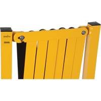 Expandable Barrier, 37" H x 11' L, Black/Yellow SDK990 | Zenith Safety Products