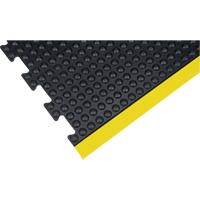 SDL863 Anti-Fatigue Dome Matting, Bubbled, 3' x 4' x 1/2", Black, Rubber