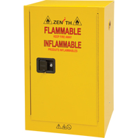 Flammable Storage Cabinet, 12 gal., 1 Door, 23" W x 35" H x 18" D SDN642 | Zenith Safety Products