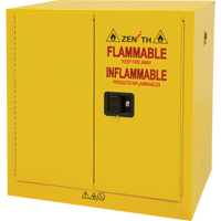 Flammable Storage Cabinet, 22 gal., 2 Door, 35" W x 35" H x 22" D SDN644 | Zenith Safety Products
