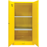 Flammable Storage Cabinet, 60 gal., 2 Door, 34" W x 65" H x 34" D SDN648 | Zenith Safety Products
