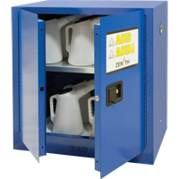 Corrosive Liquids Cabinet, 22 gal., 35" x 35" x 22" SHI433 | Zenith Safety Products