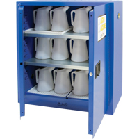 Corrosive Liquids Cabinet, 30 gal., 43" x 44" x 18" SHI434 | Zenith Safety Products
