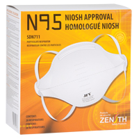 Respirateur contre les particules, N95, Certifié NIOSH, Moyen/grand SDN711 | Zenith Safety Products