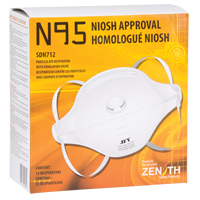 Respirateur contre les particules, N95, Certifié NIOSH, Moyen/grand SDN712 | Zenith Safety Products