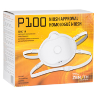 Respirateur contre les particules, P100, Certifié NIOSH, Moyen/grand SDN714 | Zenith Safety Products