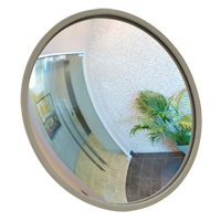 Convex Mirror with Bracket, Indoor/Outdoor, 12" Diameter SDP500 | Zenith Safety Products