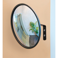 SDP505 Miroir convexe avec support, Int&eacute;rieur/Ext&eacute;rieur, Diam&egrave;tre 12"